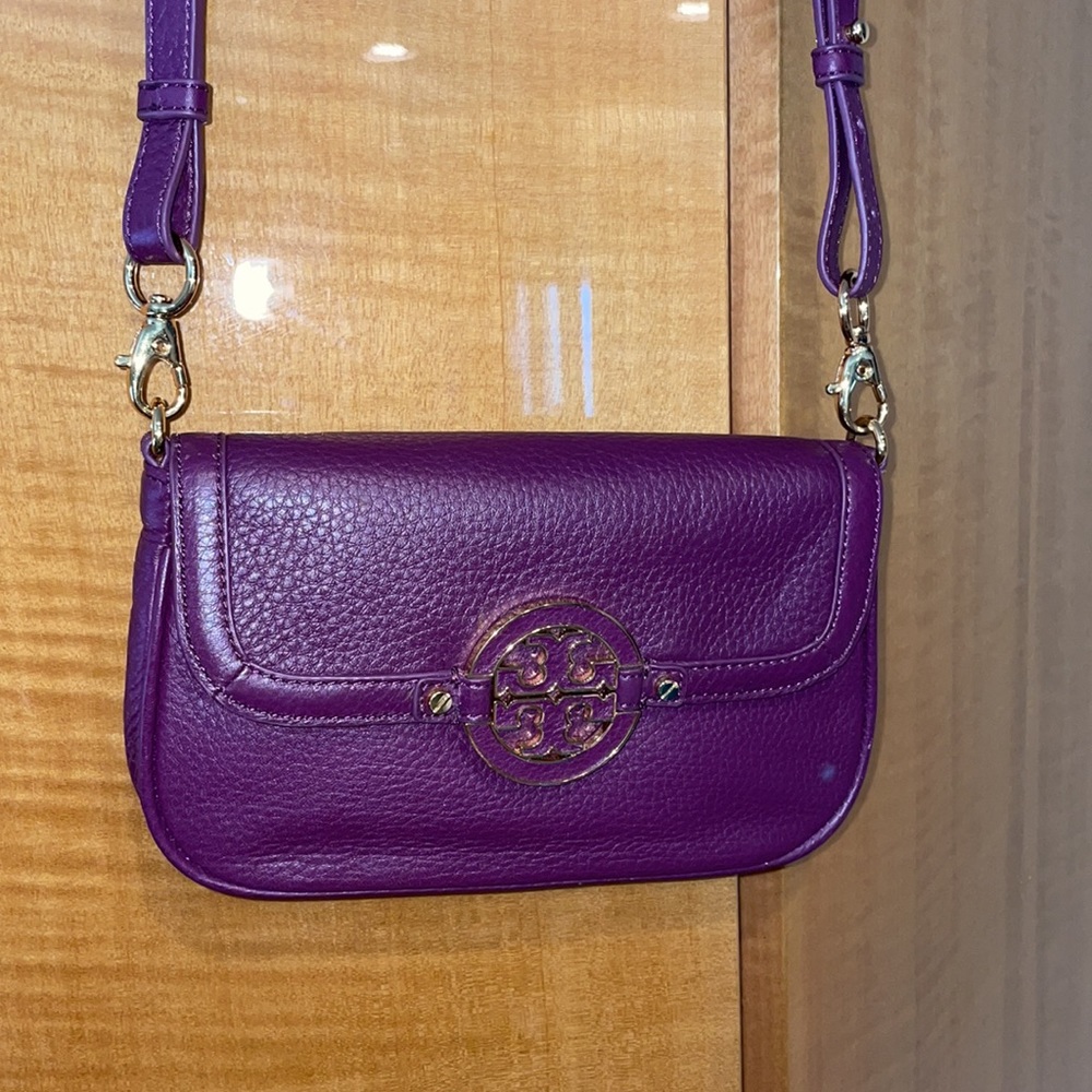 Tory Burch purple crossbody bag